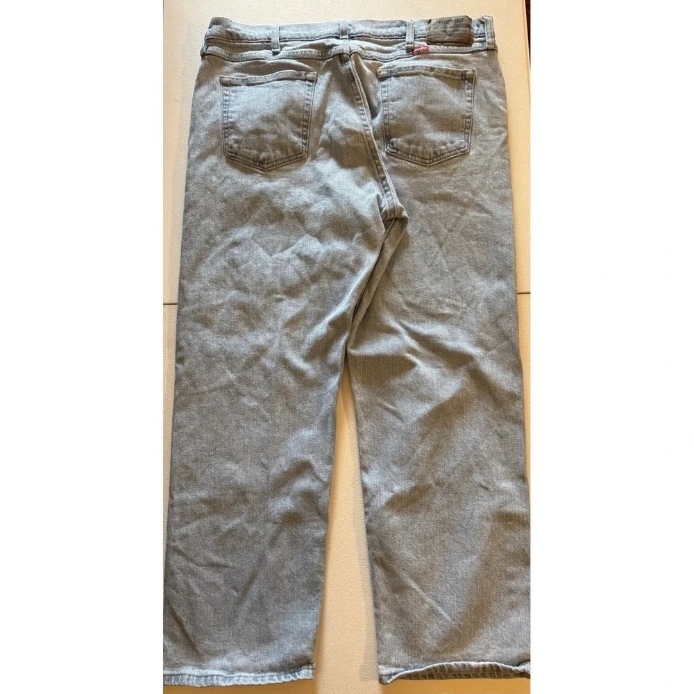 Wrangler Premium Quality Mens Straight Leg Light Wash Jeans 36x30 97FXVVB Blue